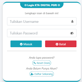 Register PGRI Sabang - Persatuan Guru Republik Indonesia Cabang Sabang